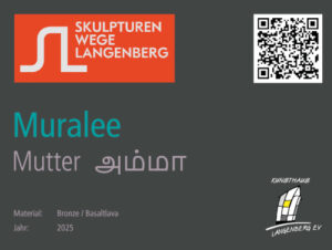 Schild zur Skulptur Mutter